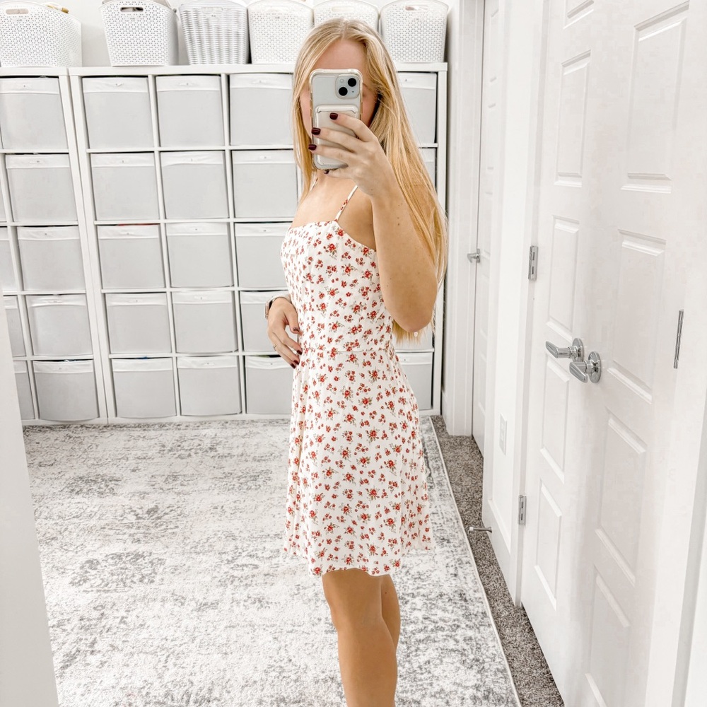 Reformation Bisque Floral Dress Colette - Picture 3 of 8